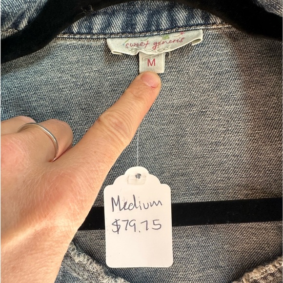 Bedazzled Jean Jacket - Picture 3 of 3